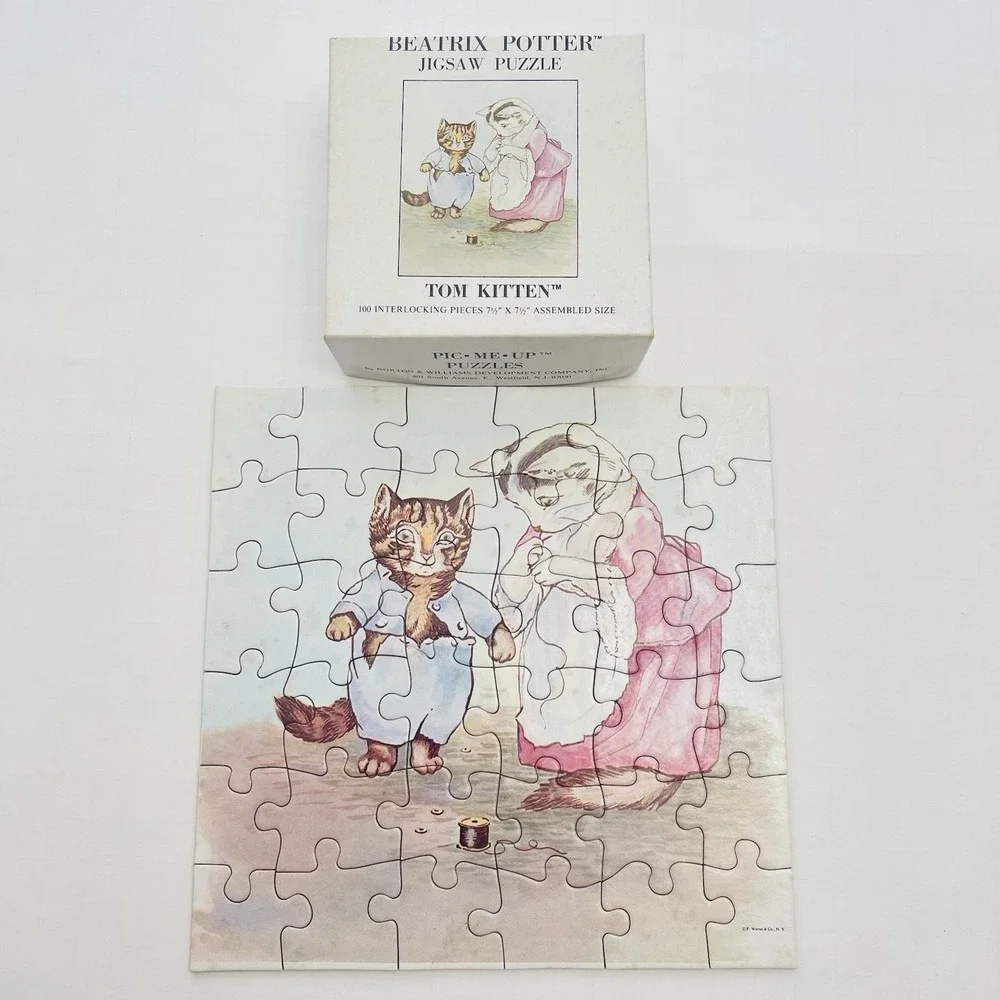 Beatrix Potter Moppet Jeremy Fisher Tom Kitten Jigsaw Puzzles 36 & 100 Pcs Lot 4